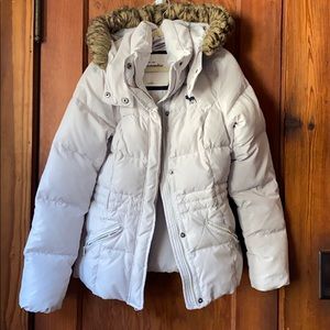 Abercrombie girls puffer coat